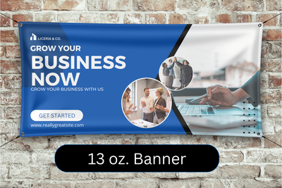 13 oz. Standard Vinyl Banners (Single-Sided)