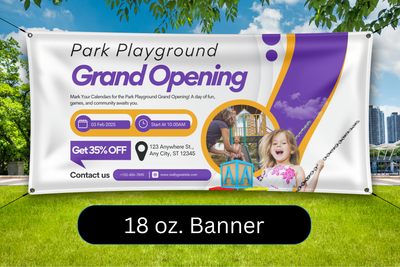 18 oz. Heavy-Duty Vinyl Banners (Double-Sided)