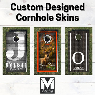 Custom Cornhole Board Skin