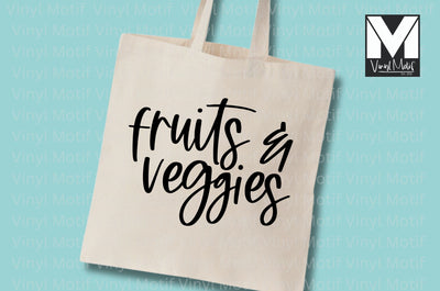Fruits and Veggies Grocery Tote