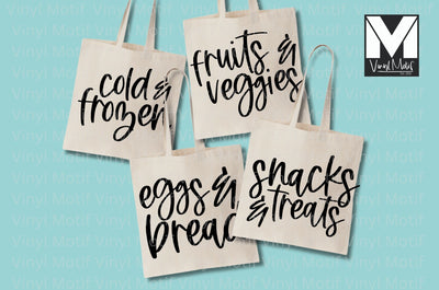 Grocery Totes- Set