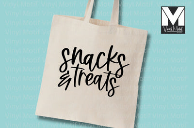Snacks and Treats Grocery Tote