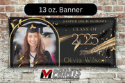 Arched Photo Graduation Banner (Single-Sided)