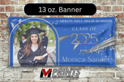 Arched Photo Graduation Banner (Single-Sided)