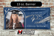 Arched Photo Graduation Banner (Single-Sided)
