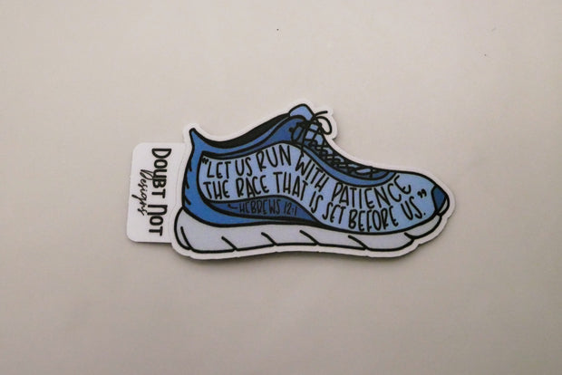 Run With Patience Sticker