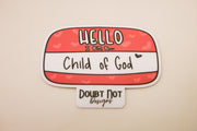 Child of God Nametag