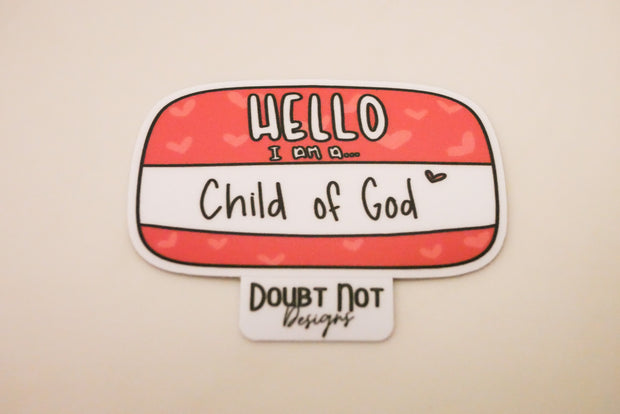 Child of God Nametag