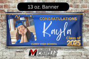 Photo Graduation Banner (Single-Sided)