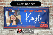 Photo Graduation Banner (Single-Sided)