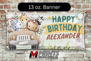 Safari Birthday Banner (Single-Sided)