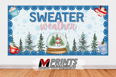 Sweater Weather Bulletin Board