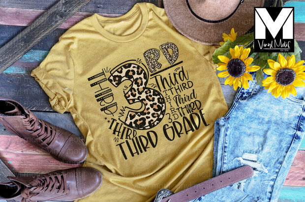 Leopard Grade Level Tees