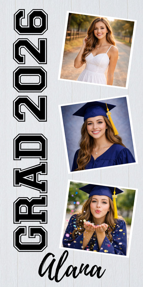 Vertical Photo Graduation Banner (Single-Sided) – Vinyl Motif, LLC