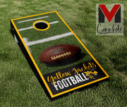 Football Cornhole Board Skin