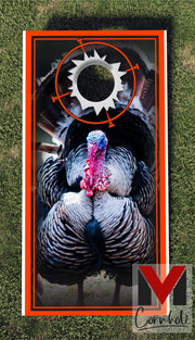 Turkey Cornhole Board Skin