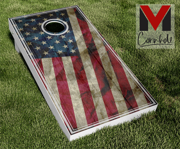 Stars & Stripes Mini Skinny Dipped Cornhole Boards