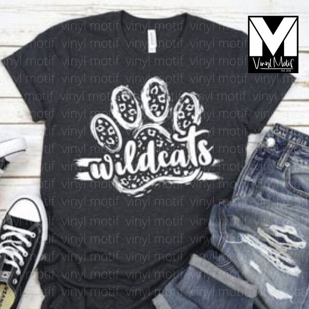 Wildcats Paw Leopard