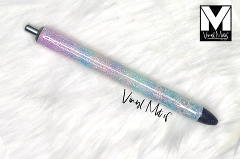 Colorful Cheetah Glitter Pen