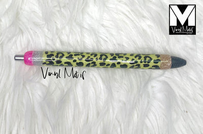 Leopard Pencil Pen Glitter Pen