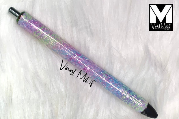 Iridescent Leopard Glitter Pen