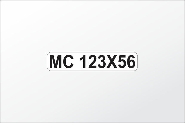 MC Number Magnets (Set of 2)