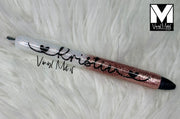 Rose Gold/White Ombre Glitter Pen