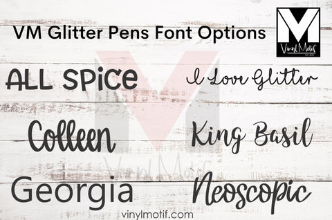 Gold/Black Ombre Glitter Pen